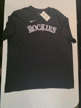 Nike Colorado Rockies Blackmon 19 T Shirt XXL Black MLB Player Tee NWT